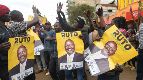 Kenya S Deputy President Ruto Is Declared The Election Winner NPR