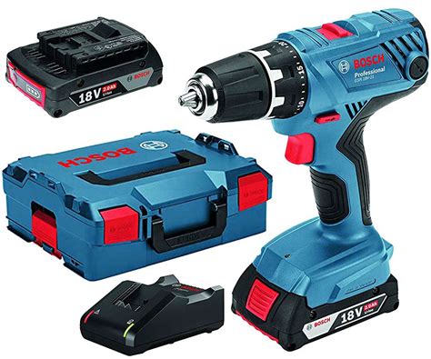 Bosch Professional Akku Bohrschrauber GSR 18V 21 Inkl 2x Akku Und