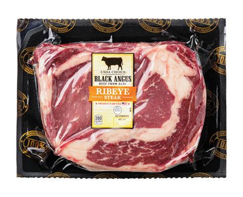 Black Angus Ribeye Steak Aldi Us