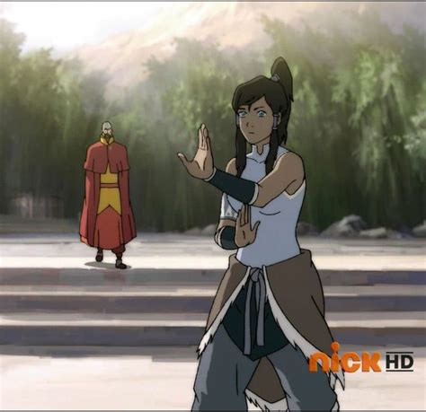 Avatar Korra and Tenzin