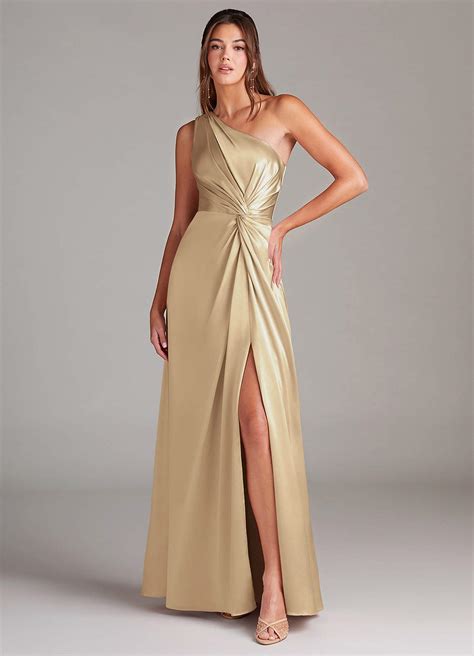 Azazie Brooke Champagne Bridesmaid Dresses Azazie UK