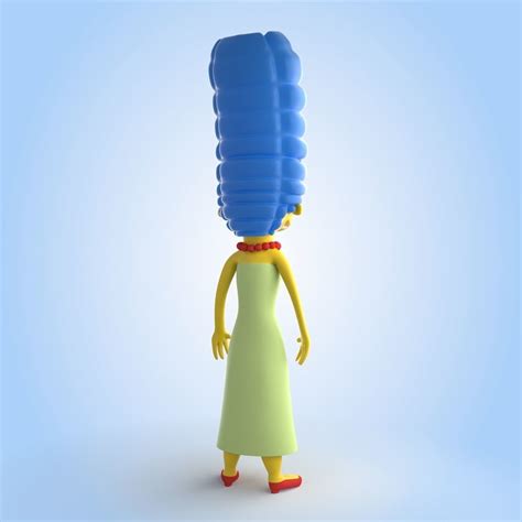 Marge Simpson 3d Model Cgtrader