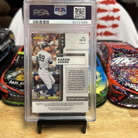 Aaron Judge 2020 Panini Prizm Star Gazing Teal Wave Prizm Yankees Rare