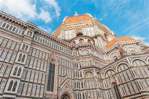 Increíble Arquitectura Gótica De La Catedral De Florencia Italia Viajando En Una Ciudad Italiana