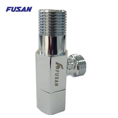 Fusan Swivel Chrome Plating Toilet Brass Angle Valve China Angle