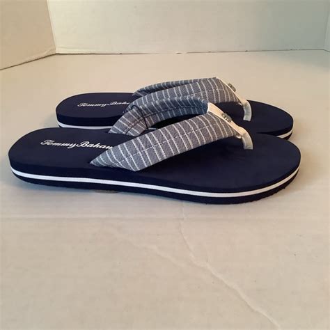 Tommy Bahama Shoes Tommy Bahama Flip Flop Sandals Blue White Size 7