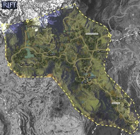 Gloamwood Map For Rift Game