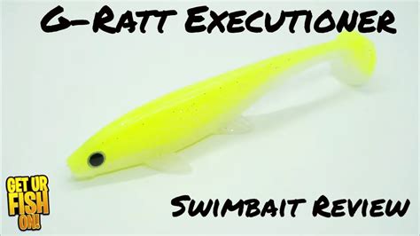 G Ratt Bait S Collaboration Bass Fishing Swim Bait THE EXECUTIONER