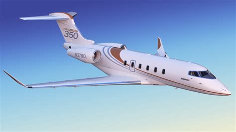 3d Bombardier Challenger 350 Business Jet Model Turbosquid 1463548