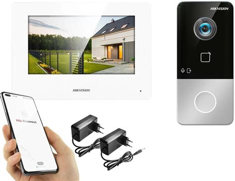 Videofon Hikvision B C Zestaw Wideodomofonowy Kit Ip Pl W