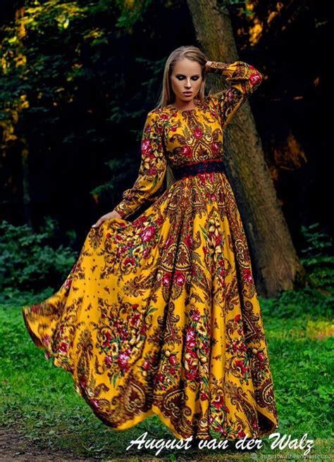 Платье из платков в Русском стиле в интернет-магазине на Ярмарке ...