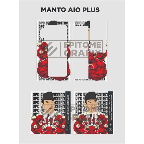 Jual Garskin Sticker Inner Sticker Manto Aio Plus Motif Banteng