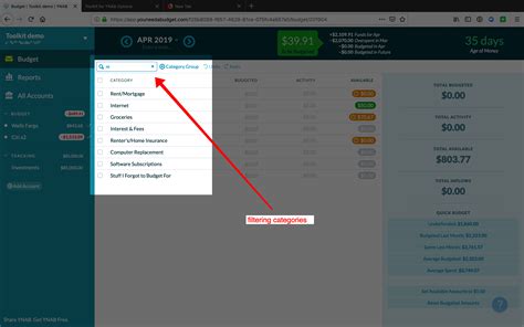 A Complete Tutorial Guide To The Toolkit For YNAB Budget Screen