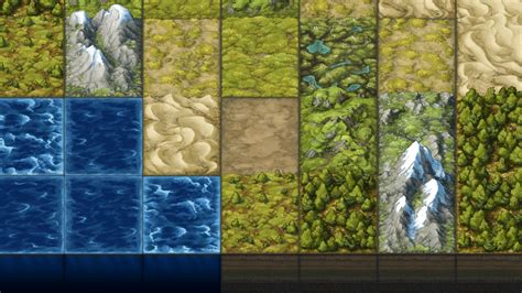 Tile Basic Terrain Set By David Baumgart