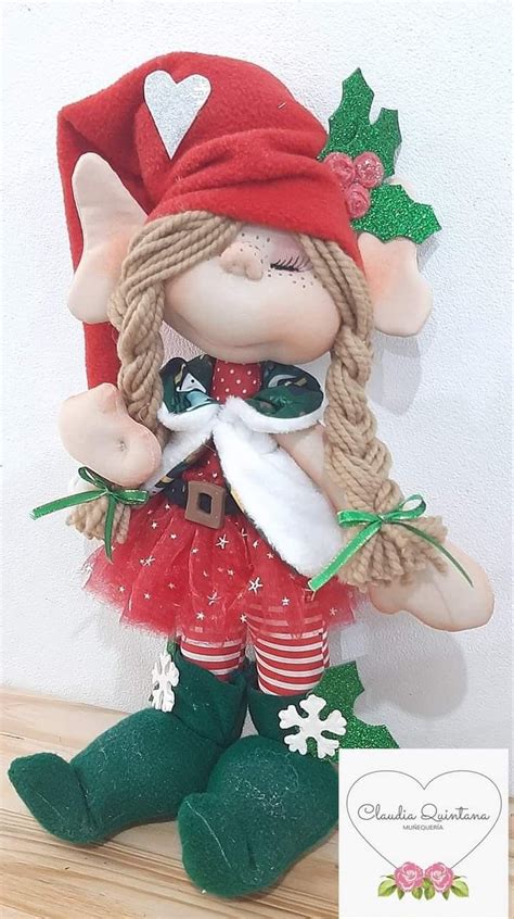 Pin De Cris Suuver Em Navidad Em 2024 Bonecas Artesanais Duende Do