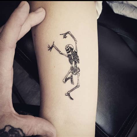 Aggregate Small Dancing Skeleton Tattoo Best In Coedo Vn