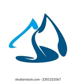 Logo Design Bottled Water Products Stock Illustration 2301321067 ...