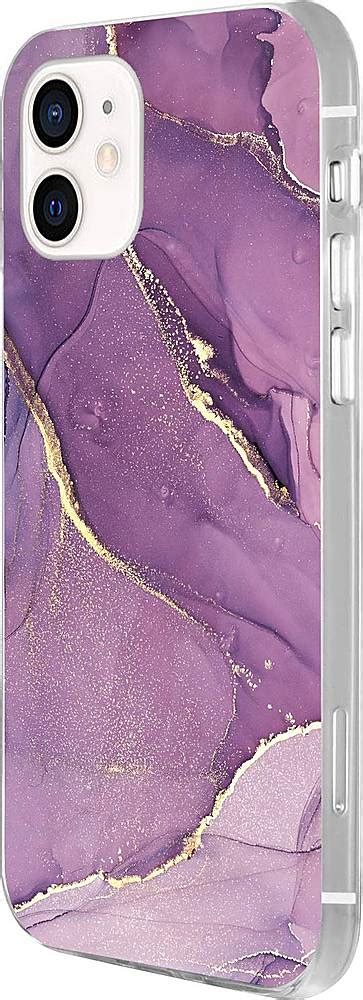 Best Buy Saharacase Marble Carrying Case For Apple Iphone 12 And 12