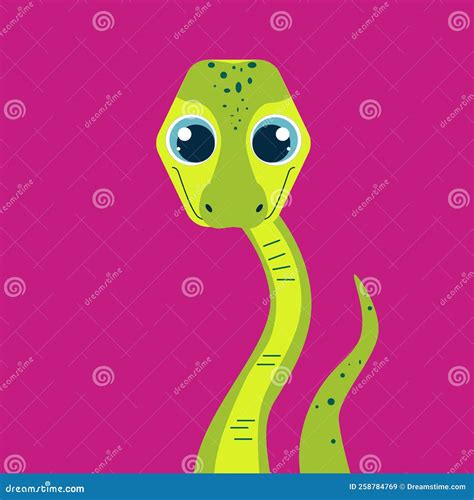 Cute animals with big eyes stock vector. Illustration of adorable ...