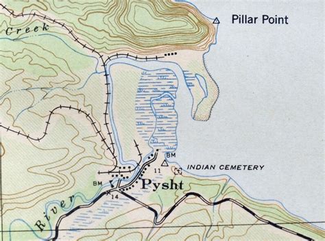 1942 Pysht Sol Duc River Beaver Lake Washington Vintage Original Usgs