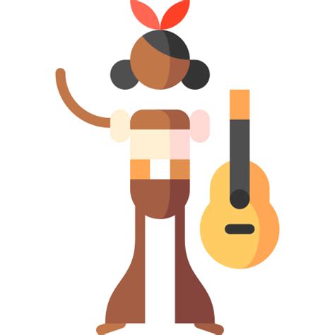 Folk music Puppet Characters Flat icon