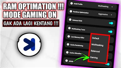 Game Booster Terbaik Tweak Ram Booster Hp Kentang Mode Gaming Youtube