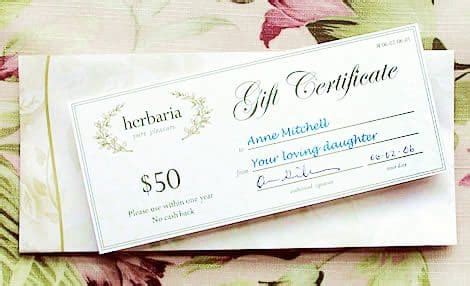 Spa Gift Certificate