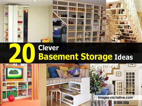 20 Clever Basement Storage Ideas