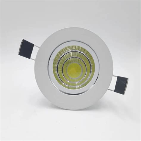 Free shipping High Power Dimmable 10W COB LED downlight Warm White/White COB led down light AC85 ...