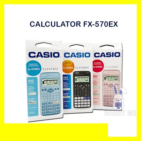 Original Casio Scientific Calculator Classwiz Fx 570ex Shopee Malaysia