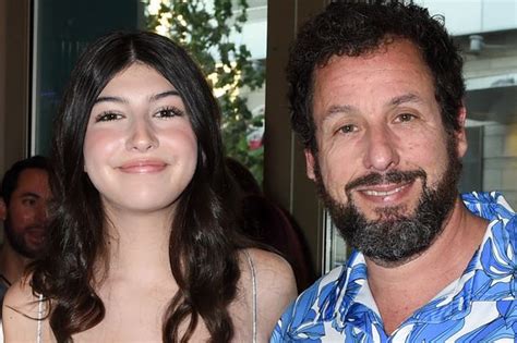 Adam Sandler Makes Rare Appearance With His Lookalike Daughter Sunny 14 At Premiere Mirror