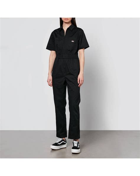 Dickies Vale Boiler Cotton Jumpsuit In Black Lyst