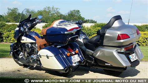 Nouveautés En direct du duel Honda Goldwing Vs Indian Roadmaster