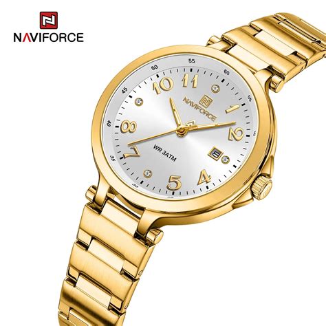 Naviforce 5033 Gold White Price In Bangladesh Econaz