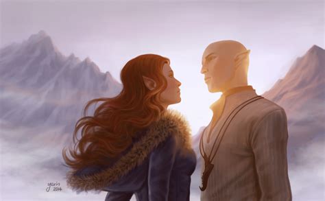 Solas And Lavellan By Slugette On Deviantart