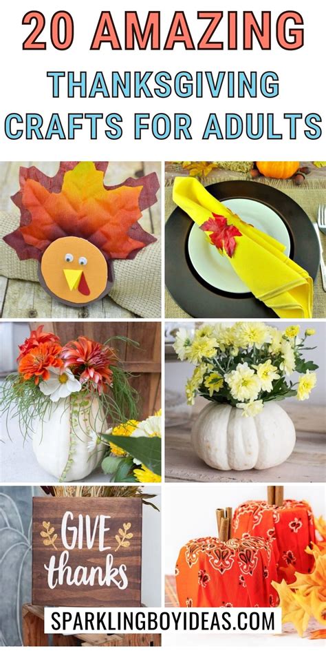 20 Best Thanksgiving Crafts for Adults