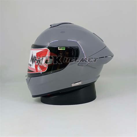 Jual Helm Full Face NHK Mark 1 Solid SV Dim Grey Gloss Single Visor