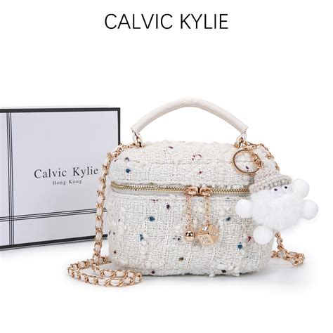 Jual CALVIC KYLIE Tas Handle Bag Tas Wanita Rajutan Tas Rantai