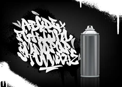 Tipo De Letra De Graffiti Al Estilo De Graffiti Ilustración Vectorial