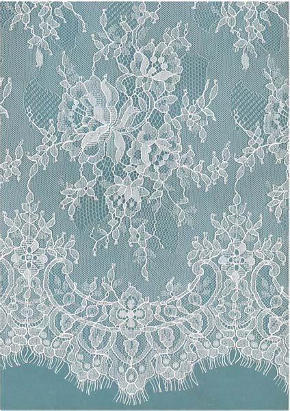 Michael S Bridal Fabrics Nylon Lace Ivory