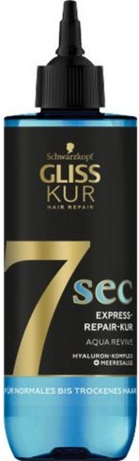 Schwarzkopf GLISS KUR 7 Sekunden Express Repair Kur Aqua Revive 200 Ml