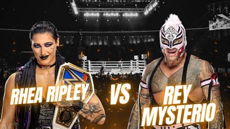 Wwe 2k23 Rhea Ripley Vs Rey Mysterio Youtube