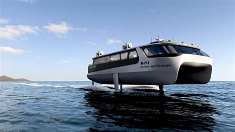 Fully Electric Hydrofoil Ferry With A Cruise Speed Of 40 Knots Youtube