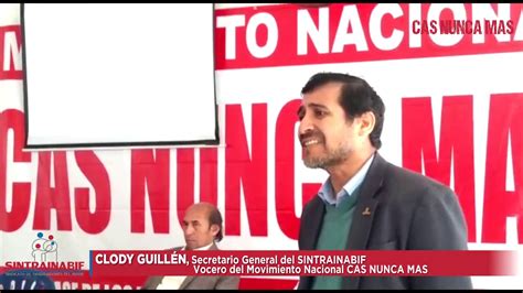 Clody Guillen Vocero Del Movimiento Nacional CAS NUNCA MAS YouTube