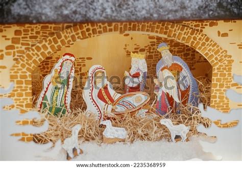 Nativity Scene Holy Night Scene Saint Stock Photo 2235368959 | Shutterstock