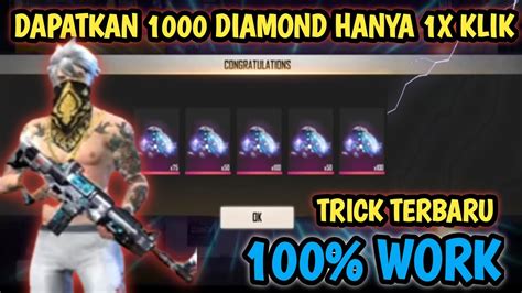 CARA MENDAPATKAN DIAMOND GRATIS FREE FIRE HANYA DENGAN 1X KLIK DAPAT