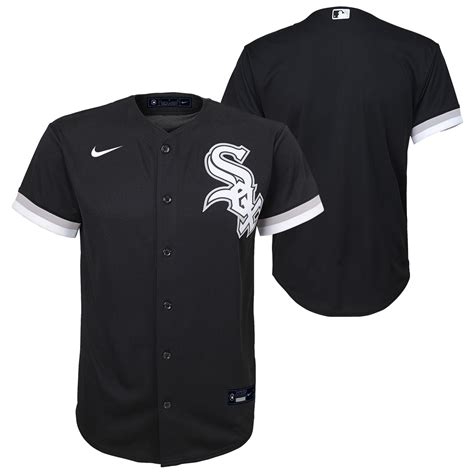 Chicago White Sox Nike Black Alternate Replica Jersey Youth Clark Street Sports