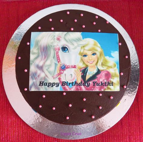 Barbie and Horse Birthday Cake