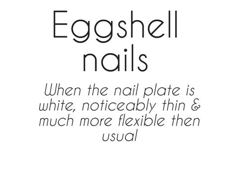 Eggshell nails | Nail tech school, Nail disorders, School nails