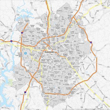 Charlotte Neighborhood Map - GIS Geography